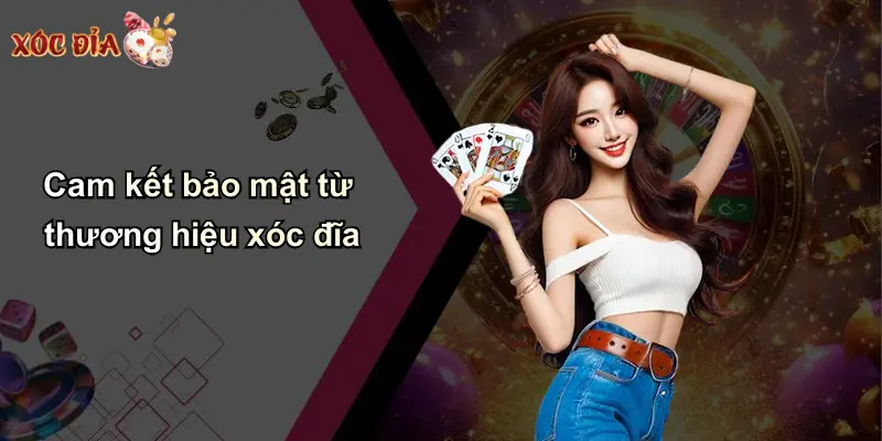 Cam kết bảo mật từ thương hiệu xóc đĩa