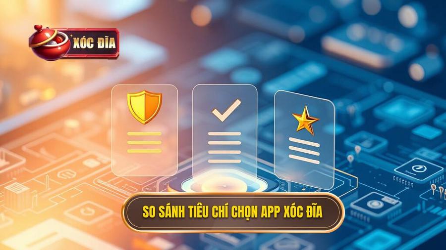 Bảng so sánh các tiêu chí khi lựa chọn ứng dụng xóc đĩa